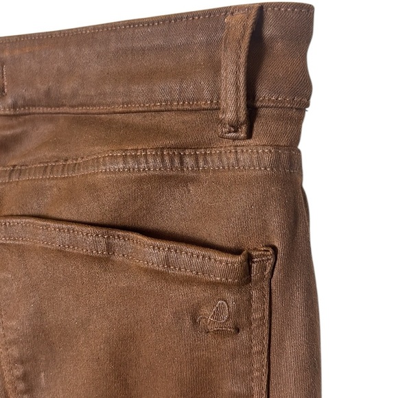 DL1961 jeans ,women’s EMMA SKINNY low rise instasculpt  coated , brown ,size 28 - Picture 10 of 13